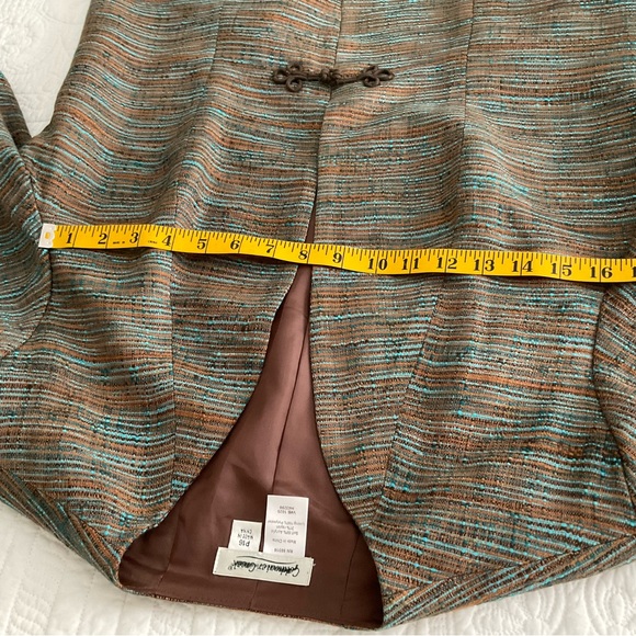 COLDWATER GREEK, MULTI-COLOUR DRESS SUIT, SIZE: 16P - Picture 10 of 16